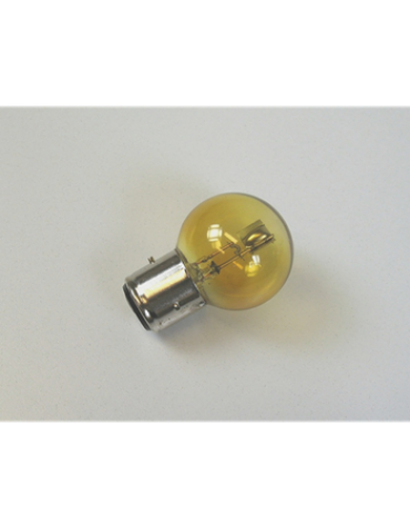 Ampoule de phare jaune 6 volts à baïonnette, 40/45W