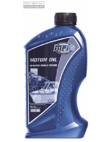Bidon 1 litre d'huile HD Super Single Grade SAE 30 pour Traction