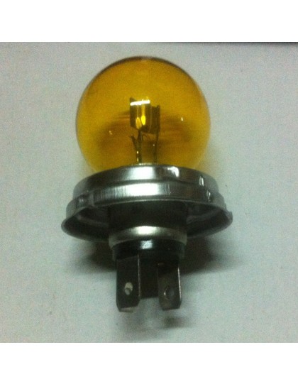 Ampoule 6 volts jaune code européen 45/40 Watt sans lumière pour éclairage de la veilleuse