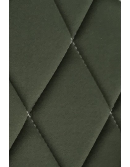 Ensemble de garnitures de sièges 2cv tissus losanges vert dossiers symétriques