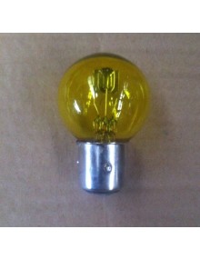 Ampoule de phare jaune ancien montage à baïonnette 12 volts 45/40W