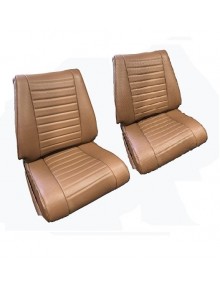 Garnitures de sièges avant gauche et droit Ami 8 en targa marron avec poche latérale