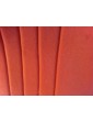Ensemble de garnitures de sièges dossier asymétrique + banquette arrière orange pour 2cv  Spot