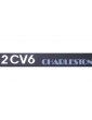 Monogramme 2cv Charleston