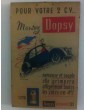 Publicité Dopsy cylindres 2cv