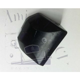 Cache serrure en plastique noir 2cv