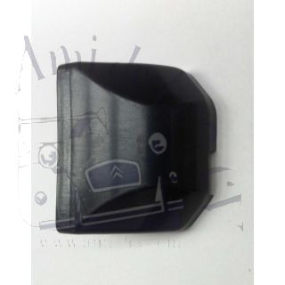 Cache serrure en plastique noir 2cv