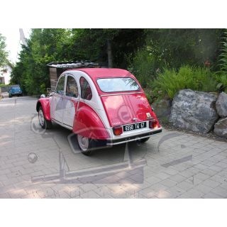 2cv Dolly rouge Vallelunga blanc meije