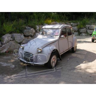 2cv AZAM gris rosé 1966