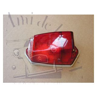 Cabochon de clignotant rouge sur custode, origine, depuis 1964