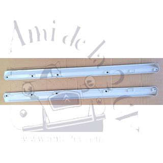 Paire de baguettes guide de vitre coulissante Dyane