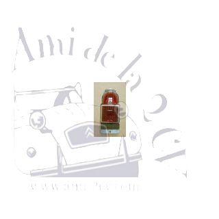 Cabochon de feu 2cv Pecazeaux TPV 148 avec son support métal