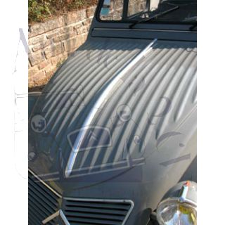 Baguette enjoliveuse de capot 2CV 1er modèle
