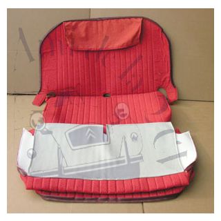 GARNITURE DE BANQUETTE AZAM DIAMANTE ROUGE
