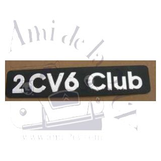 Monogramme 2cv 6 Club