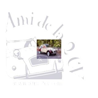 2 CV 6 Dolly jaune Rialto Rouge Delage
