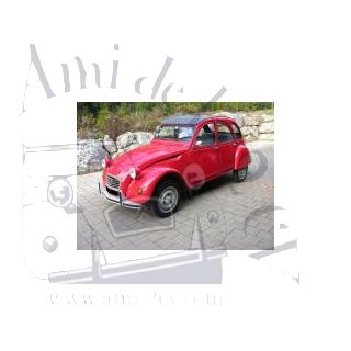 2CV6 spécial rouge Vallelunga de 1990