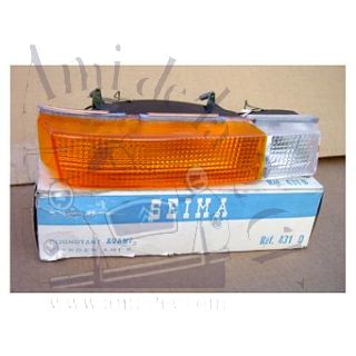 ClClignotant avant droit, orange et blanc Ami 8/ Ami Super/ M35