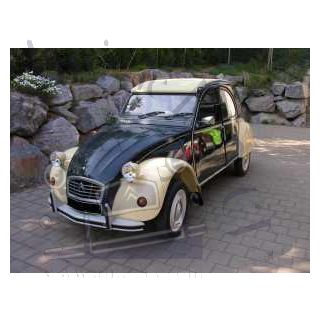 2cv Dolly Jaune Rialto bleu nuit de 1986
