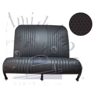 Banquette arrière 2cv complète noir perforé