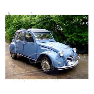 2cv AZAM export Bleu Cyclades