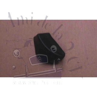 Poignée de serrure de porte arrière gauche en plastique noir
