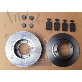 Ensemble disques de freins plus plaquettes marque Roadhouse ou Klaxcar