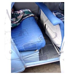 Tissu diamanté bleu 2cv AZAM