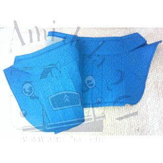 Hamac plage arrière diamantée bleue 2cv AZAM