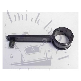 Support de tube de sortie, court 2 CV en plastique noir