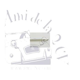 Baguette de porte avant en aluminium, 2 CV avec agrafes