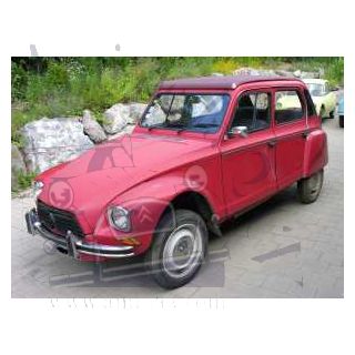 Dyane 6 1982 rouge de Castille