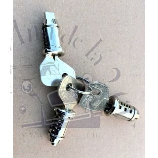 Jeu de 2 barillets de porte et un barillet de contacteur à clé 2cv