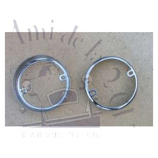 Paire d'enjoliveurs de clignotants 2cv Méhari
