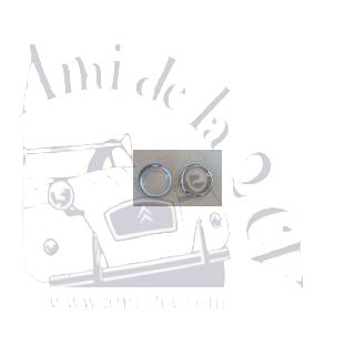 Paire d'enjoliveurs de clignotants 2cv Méhari