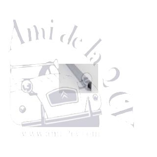 Brancard de caisse , droit, 2 CV avec ancrages de ceinture