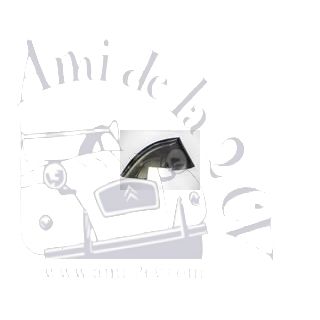 Intérieur d’aile arrière, gauche 2cv ancien modèle