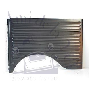 Aile arrière gauche électrozinguée AZU250 petites nervures