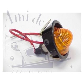 Clignotant + support noir droit, 2 CV