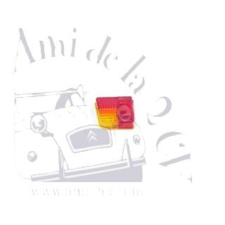 Cabochon de feu arrière gauche, 2 CV type Seima