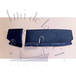 Garniture de tablette noire 2cv avec bourrelet