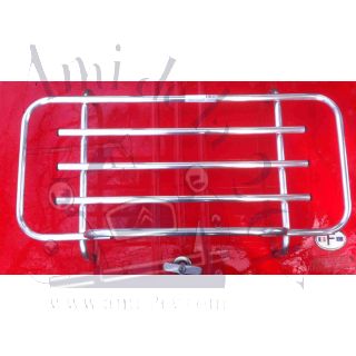 Porte Bagage aluminium pour monter sur la porte de malle de la 2cv