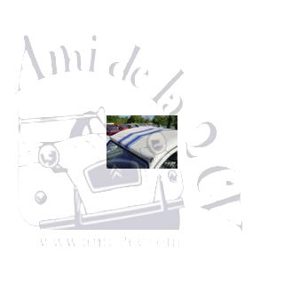 Capote 2cv neuve, fixation intérieure, 2cv France 3 et 2cv Transat Livraison gratuite en France continentale