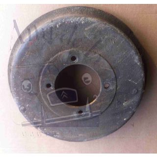 Tambour de frein avant lisse 2cv occasion 4 trous