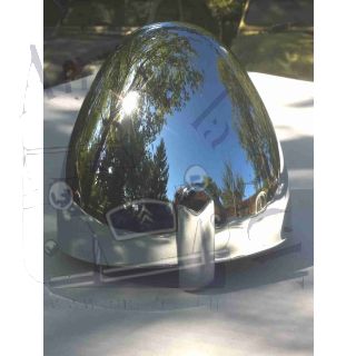 Cuvelage de phare chromé 2cv avec verrou et boulon de fixation Valéo Origine