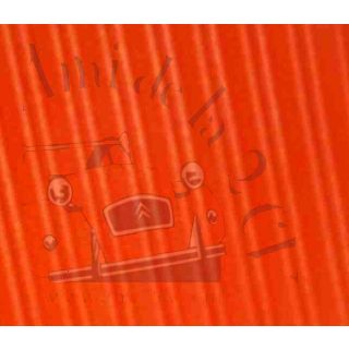 Capote 2CV neuve, extérieure orange gros grain renforcée