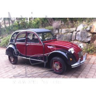 2cv6 Charleston rouge Delage neuve