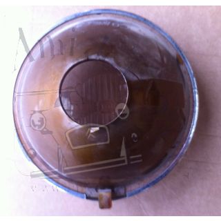 Optique de phare 2cv Cibie avec grand cerclage chromé pour 2cv AZAM ampoules à baionnette