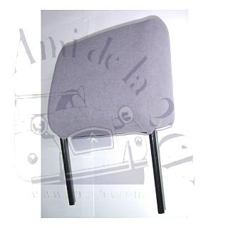 Appuie-tête, 2cv garnissage tissus gris