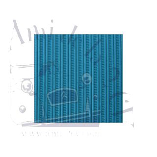 Capote 2cv neuve fermeture intérieure bleu azurite toile renforcée